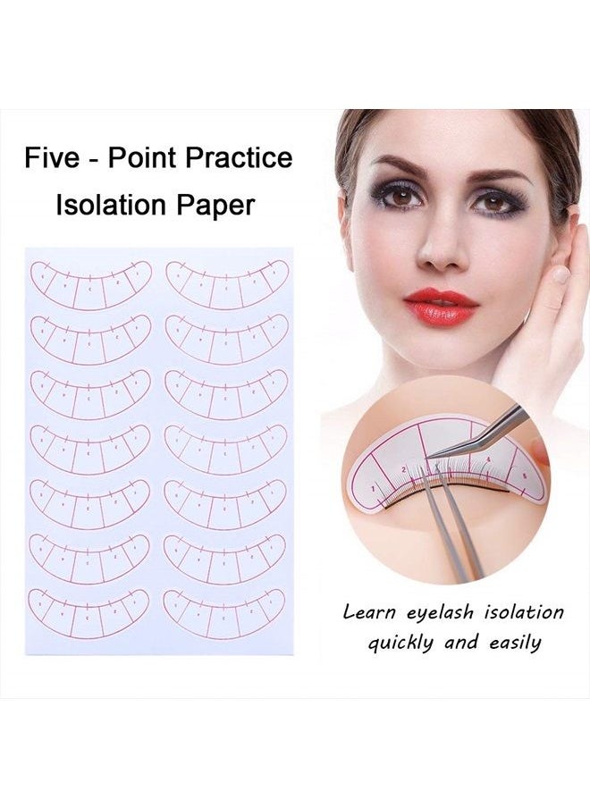 EBANKU - Eyelashes Extension Kit, EBANKU 19PCS Lashes Extension Practice Exercise Set, Mannequin Training Makeup False Eyelashes Extension Glue Tool With Bag For Makeup Practice Eye Lashes Graft - Image 1