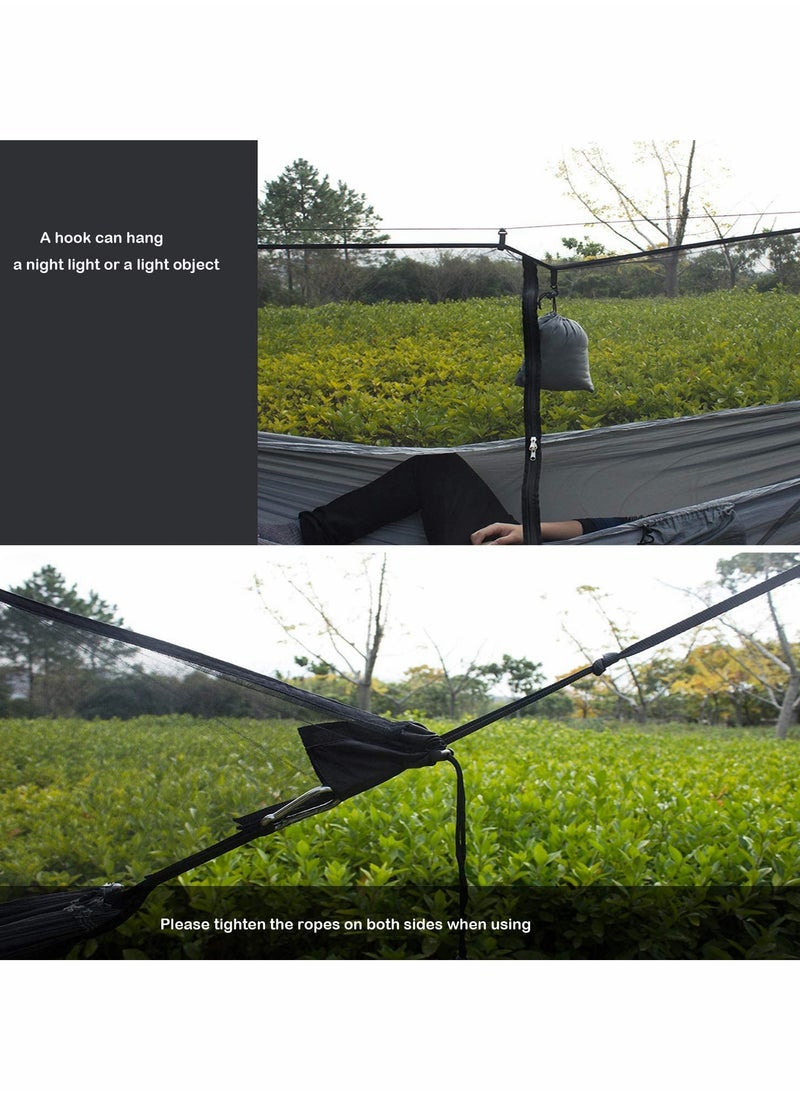 Excefore - Mosquito net for Camping Hammock, Compact Lightweight Hammock Netting, 11' Long with Dual Sides Zippers Fits All Camping Hammocks - Image 1