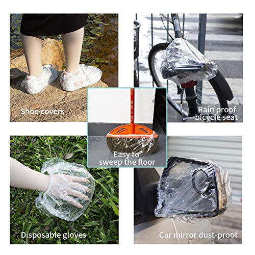 AIDIQIU 30pcs Disposable Shower Caps-Multi-Purpose Thickening Elastic Bath Cap Plastic Waterproof Clear Shower Cap Bath Shower Caps Women Spa,Men Hair Caps,Home Use,Hotel and Hair Salon, Travel.(Size 46CM) - Image 3