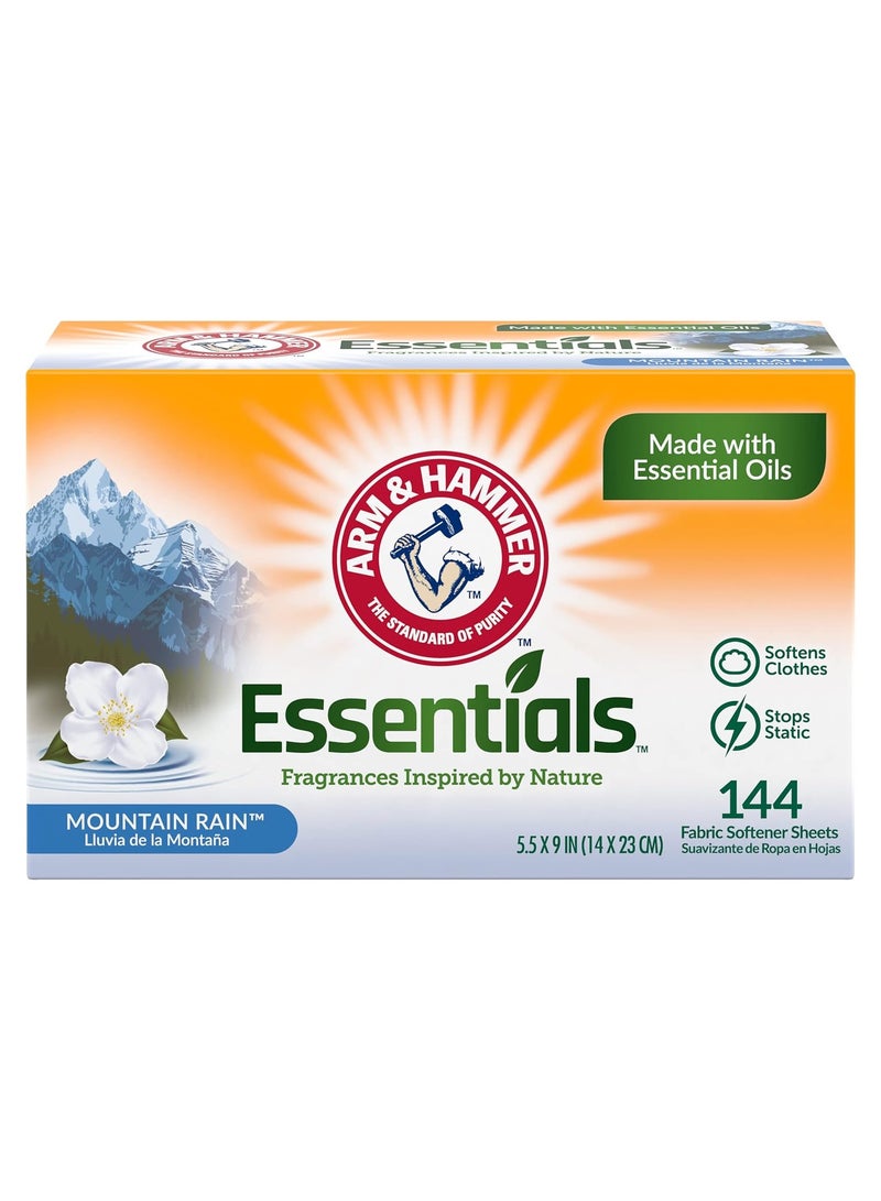 Arm & Hammer أوراق تجفيف أرم & هامر - مطر الجبال - 144 حبة - Image 1