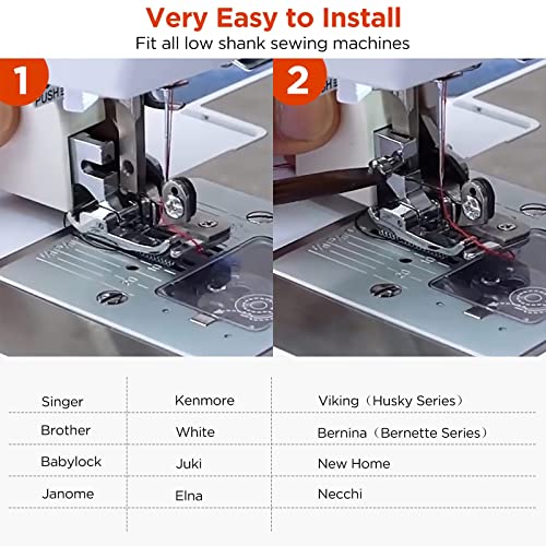 ONEVER Side Cutter Sewing Machine Presser Foot Feet Attachment Accessory for All Low Shank Singer Janome Brother, Overlock Machine Presser Foot - Image 5