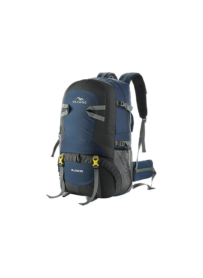 Trawoc - Blaze 55 Liter Travel Backpack Daypack Bag For Camping Hiking Trekking Bag For Men & Women, Shk014 - Image 1