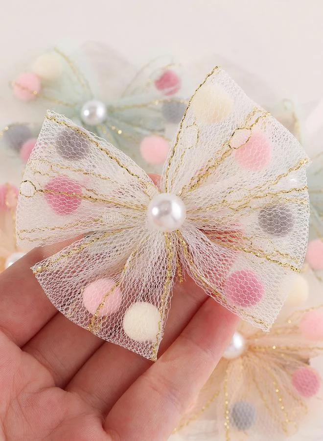 تايك تو طقم من 6 مشابك شعر مزينة بربطة وشبك ولؤلؤ صناعي