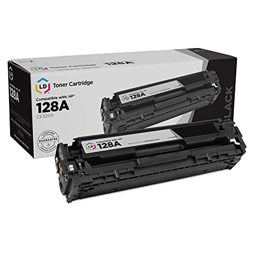 LD Products Toner Cartridge Replacement for HP 128A CE320A (Black) Compatible with Color Laserjet CM1415fnw, CP1525nw, CP1523n, CP1522n Laser Jet Pro CP1525nw, CM1410fn - Image 1