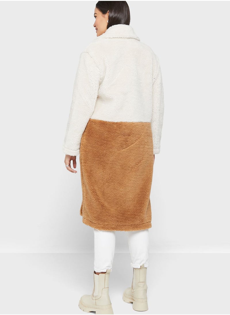 ONLY - Color Block Coat - Image 1