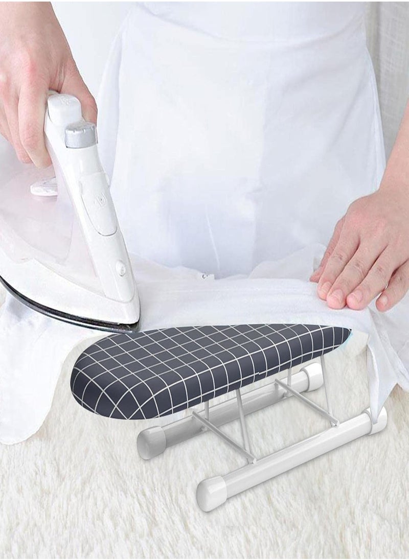 Sleeve Ironing Board, Table Ironing Board, Small Ironing Board for Table Top, Foldable, Ironing Board, Small for Steam Ironing Station for Shirts and Trouser Legs, Practical Ironing Aid, 28x10x8cm
