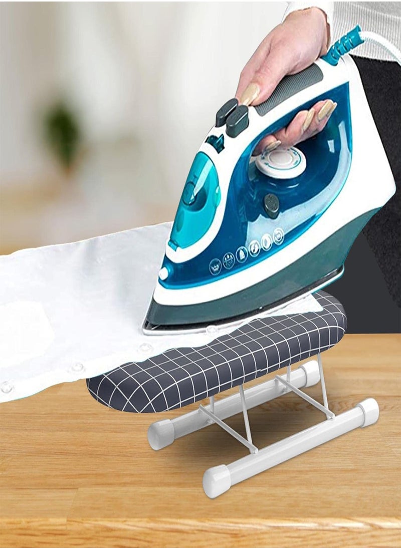 Sleeve Ironing Board, Table Ironing Board, Small Ironing Board for Table Top, Foldable, Ironing Board, Small for Steam Ironing Station for Shirts and Trouser Legs, Practical Ironing Aid, 28x10x8cm