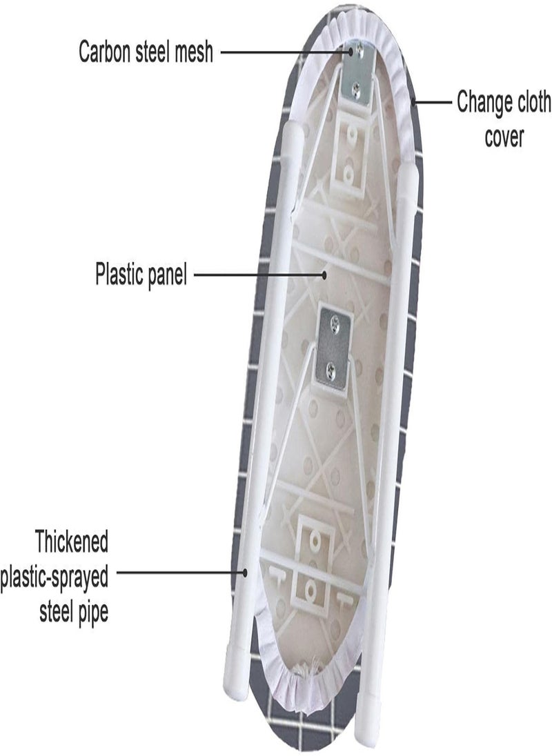 Sleeve Ironing Board, Table Ironing Board, Small Ironing Board for Table Top, Foldable, Ironing Board, Small for Steam Ironing Station for Shirts and Trouser Legs, Practical Ironing Aid, 28x10x8cm