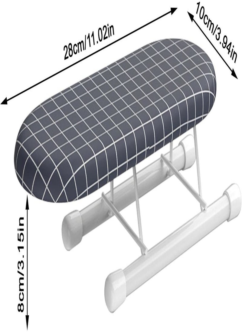 Sleeve Ironing Board, Table Ironing Board, Small Ironing Board for Table Top, Foldable, Ironing Board, Small for Steam Ironing Station for Shirts and Trouser Legs, Practical Ironing Aid, 28x10x8cm