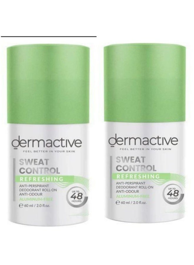 Dermactive 1+1 Roll On Offer Sweat Control Refreshing