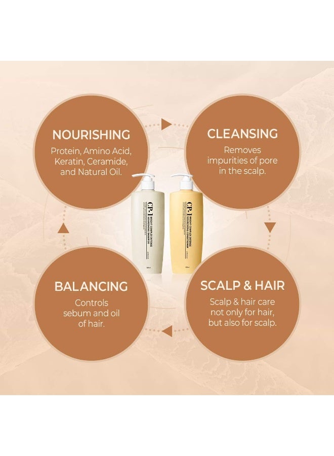 CP-1 Esthetic House Nourishing Shampoo and Conditioner Set 500ml Korean Hair Care for Damaged Dry Hair - Image 4