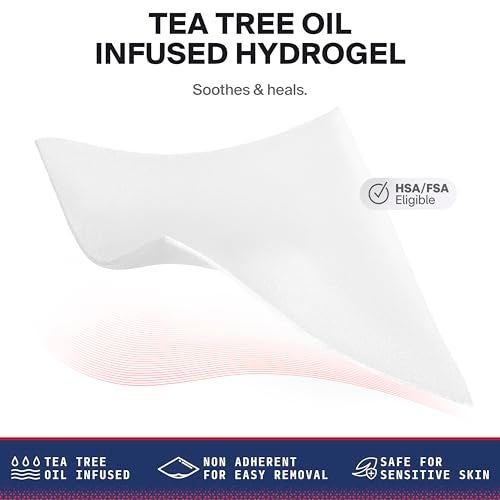 SurviveX Hydrogel Burn Dressings with Tea Tree Oil - 4x4" Sterile Non-Stick Burn Pads - Emergency First Aid for Instant Cooling, Soothing & Relief - 5 Pack - Image 4