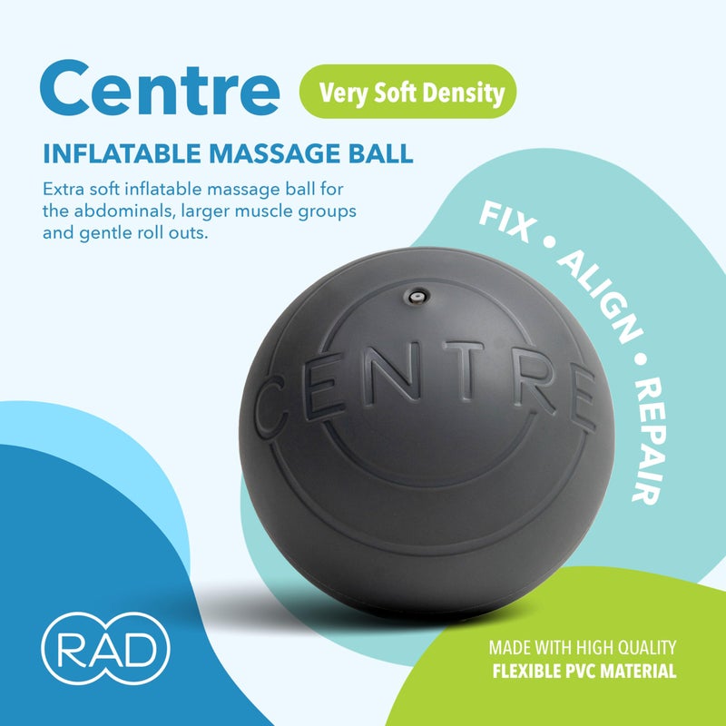 RAD Centre â€“ Soft Yoga Deep Tissue Massage Ball â€“ Myofascial Release Ball for Abdominal, Psoas, Neck & Stomach Massage â€“ Trigger Point & Mobility Therapy - Image 3