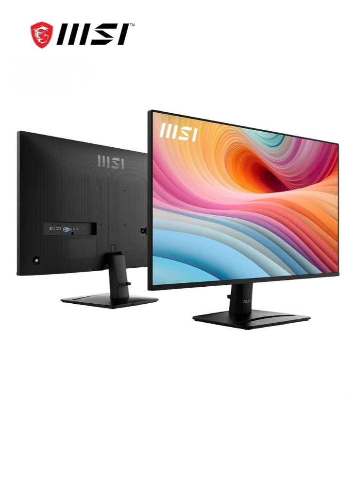 إم اس أي PRO MP275 E2 | 27 Inch 1920 x 1080 Full HD Desktop Monitor | IPS Panel, Borderless, 120 Hz | Eye-Friendly, Built-in Speakers, Tilt-Adjustable | HDMI, DisplayPort, VGA Port, VESA Mountable | Black | 9S6-3PD3CM-001 - Image 3