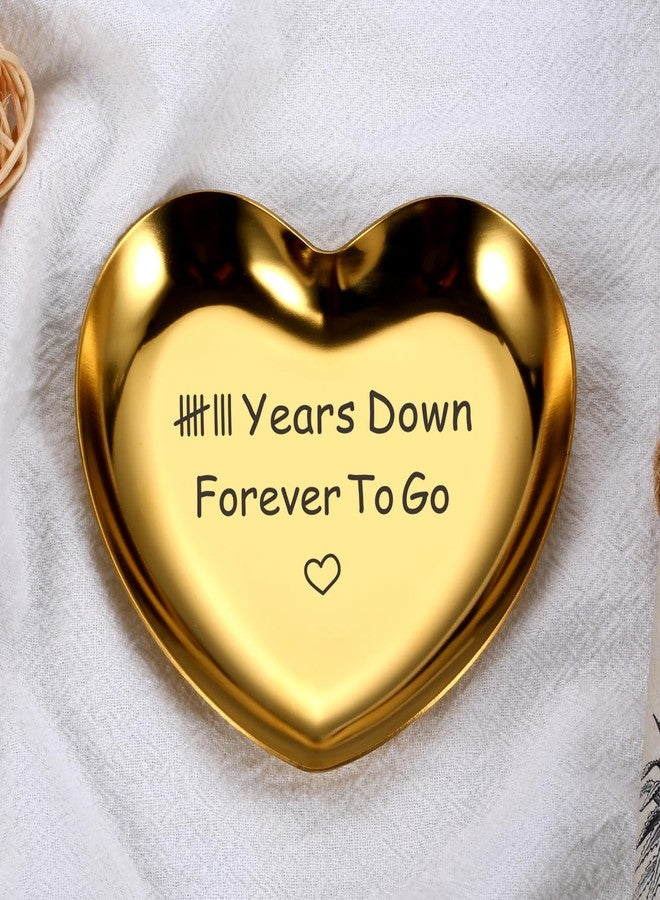 Delujouberst Bronze Gifts for 8th Anniversary 8 Year Bronze Anniversary Gifs for Him Her Wedding Anniversary Gifs Jewelry Tray for Women Girlfriend 8th Anniversary Ring Holder Gifts for Anniversary Christmas - Image 5