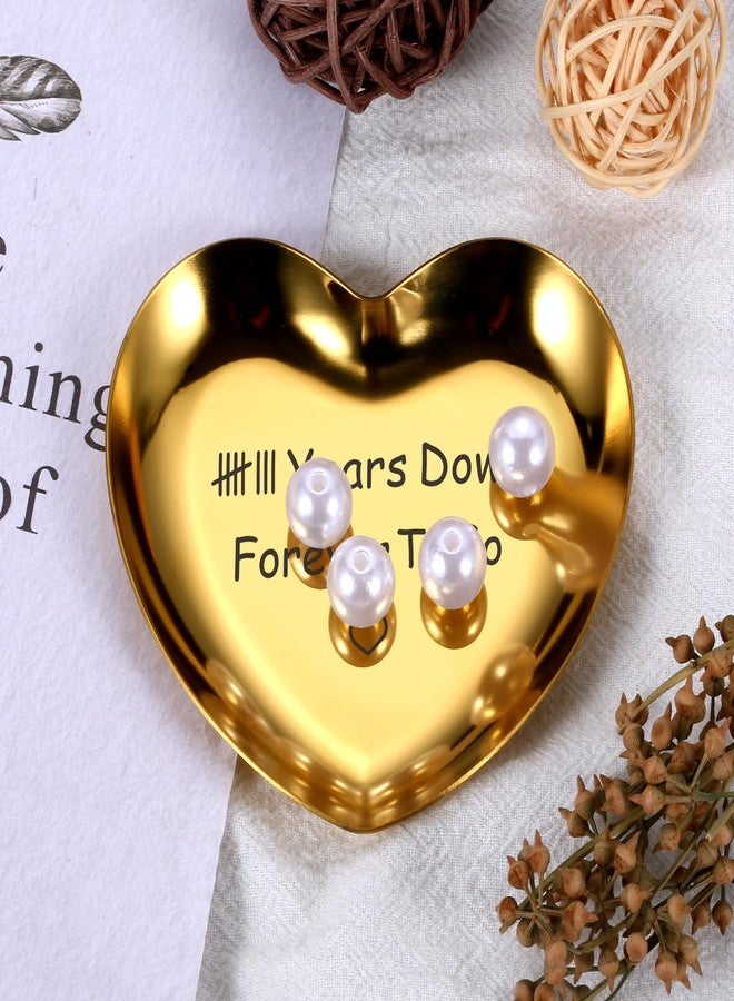 Delujouberst Bronze Gifts for 8th Anniversary 8 Year Bronze Anniversary Gifs for Him Her Wedding Anniversary Gifs Jewelry Tray for Women Girlfriend 8th Anniversary Ring Holder Gifts for Anniversary Christmas - Image 3