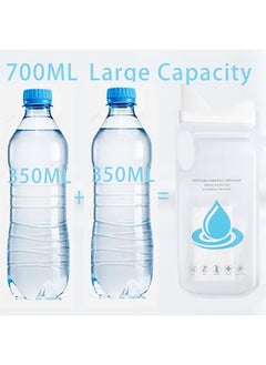 GIFT 4 PCS Disposable Urine Bag, Pee Bags for Travel, Urine Bottle, Emergency Urine Bag for Kids, 700ml Urine Bag for Travel Traffic Jams Outdoors Long-Distance Transport,Camping Toilet, Pee Bottles  - Image 3