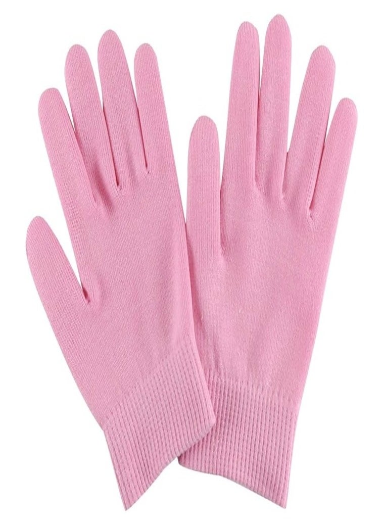 Generic Silicone Gel Hand Care Gloves, Moisturizing Spa Gel Gloves, Aloe Vera Lotion Gloves for Repairing Dry, Cracked Hands, Eczema, and Softening Rough Skin, One Size Fits All  - Image 2