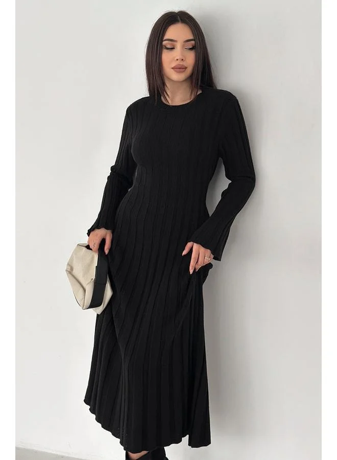 Noa Noa Women's Ribbed Long Knit Dress – Grey Flow