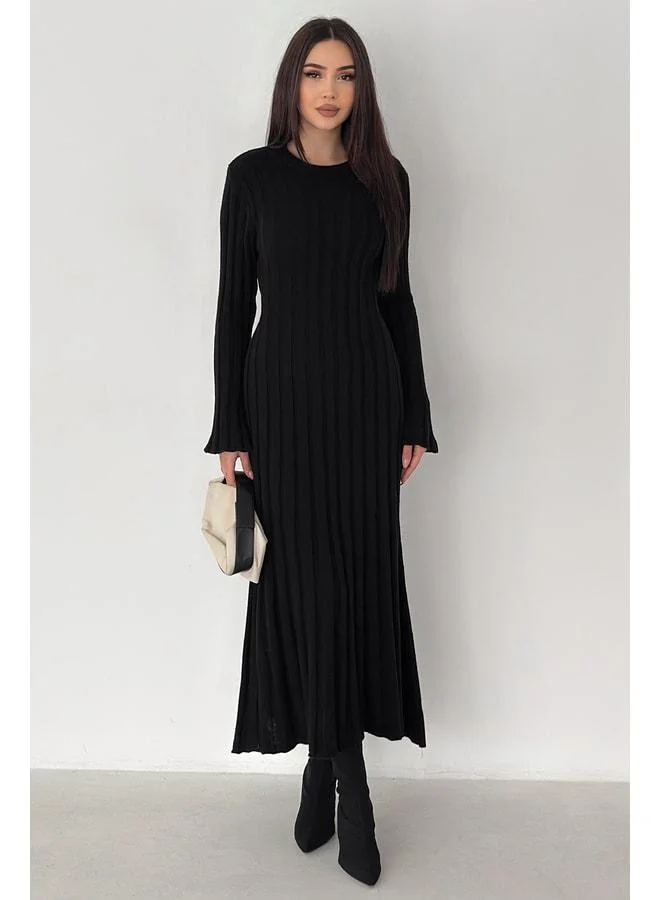 Noa Noa Women's Ribbed Long Knit Dress – Grey Flow