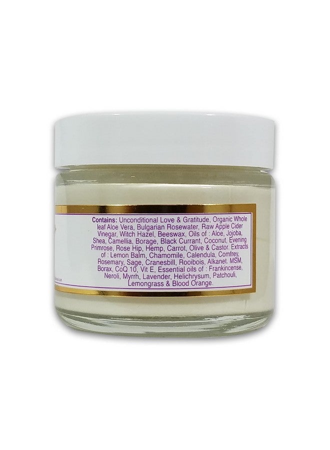 Simply Divine Botanicals Amazing Face Rejuvenating Moisturizer Natural And Organic Antiaging Cream With Aloe Butter And Shea Oil For Dry Normal Mature Sensitive Skin 2 Oz. - Image 2