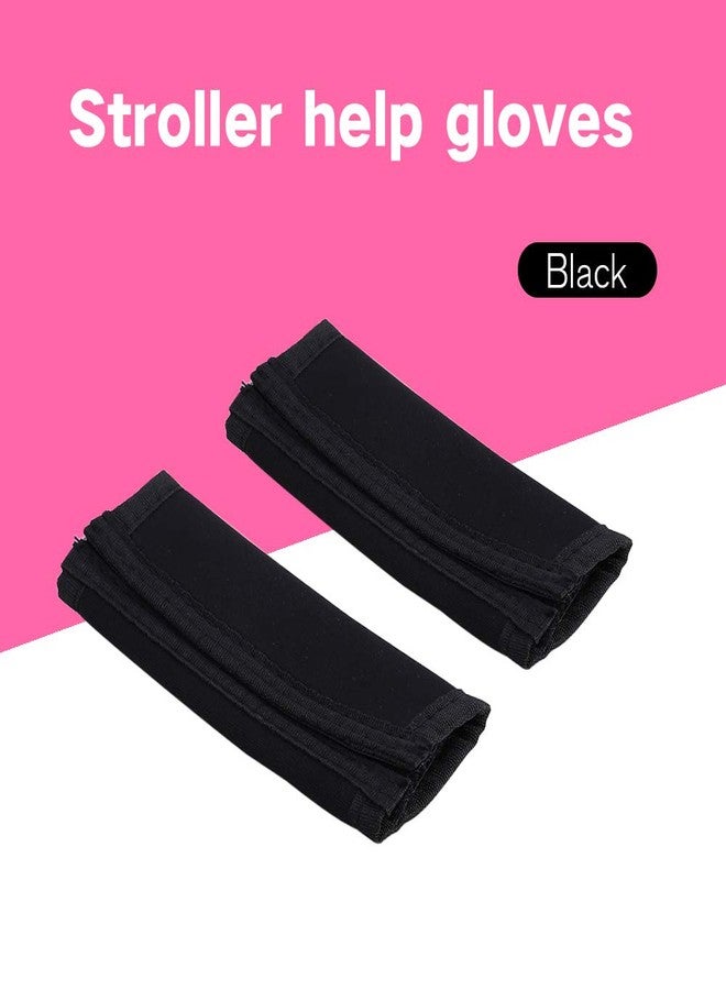 Hilitand 2PCS Black Baby Kid Handle Grip Bar Bumper Cover for Pushchair Stroller - Image 3