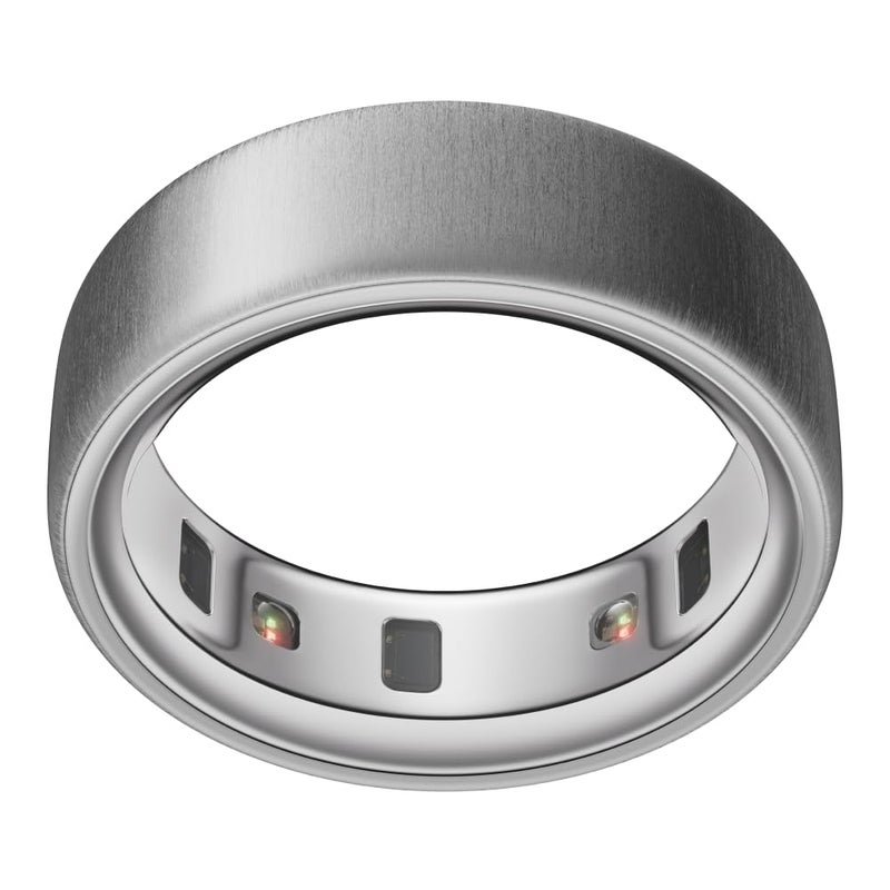 Oura Ring 4 - Brushed Silver - Size 4 - Size Before You Buy - Image 4