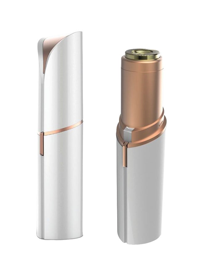GEEPAS GLS86039 Lady Shaver With Built-in Light, Sharp Blade - Indicator Light USB Rechargeable Painless Facial Body Electric Sensitive Touch Hair Trimmer For Women White/Rose Gold - Image 1