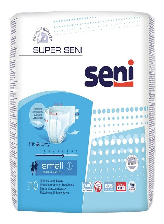 Super Seni Breathable Adult Diapers Small-10 Pieces (pack of 2)