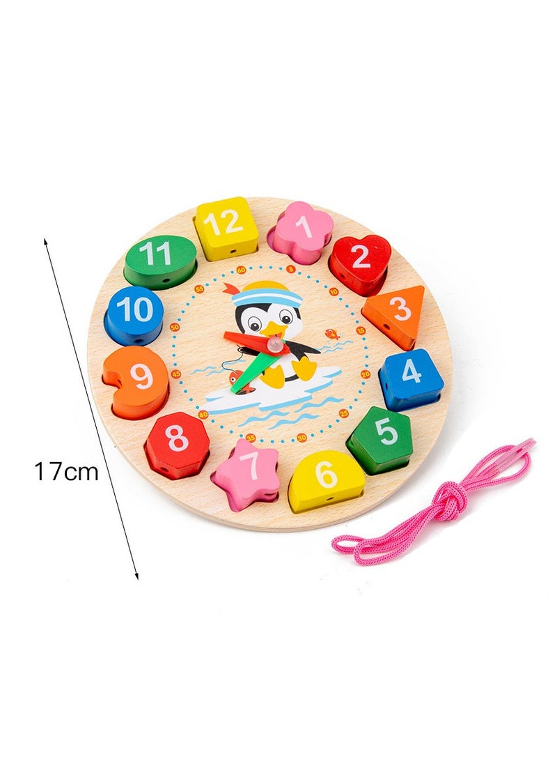 Montessori Wooden Toys Set Preschool Educational Learning Toys for Kids 5 Pieces - Image 4