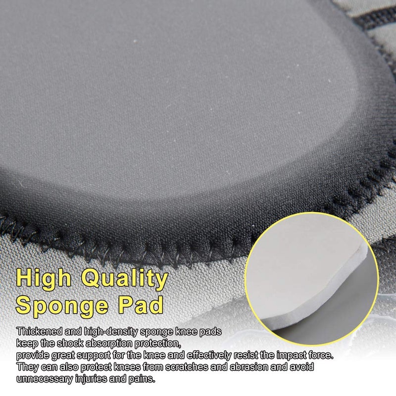 HUEGLO Dance Knee Pads For Kids,Soft Breathable Youth Knees Protective,Knee Support For For Girls 8-14,Dancing,Volleyball,Running Hiking 1Pair,Small - Image 3