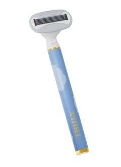 Truly Truly Beauty Blue Razors for Women with 1 Razor & 1 Razor Blade Refill with Aloe and Shea Butter Gel - Shaving Kit Women, Razor Gift Set for Women - Award Winning Best New Beauty She Finds 2022  - Image 1