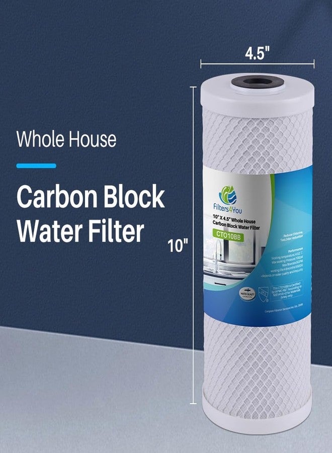 CFS - 1 Pack Large Capacity Granulated Activated Carbon Water Filter Cartridges Compatible with 4WH-HDGAC-F01 Models - Reduces Sediment and Chlorine Taste & Odor - Replacement Water Filter Cartridge - Image 2