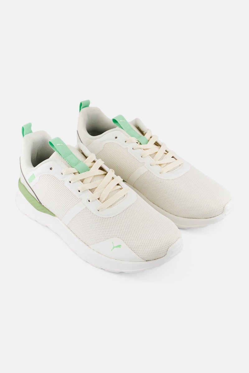 PUMA Women Closed Core Progressive Lace Up Running Shoes, Off White - Image 1