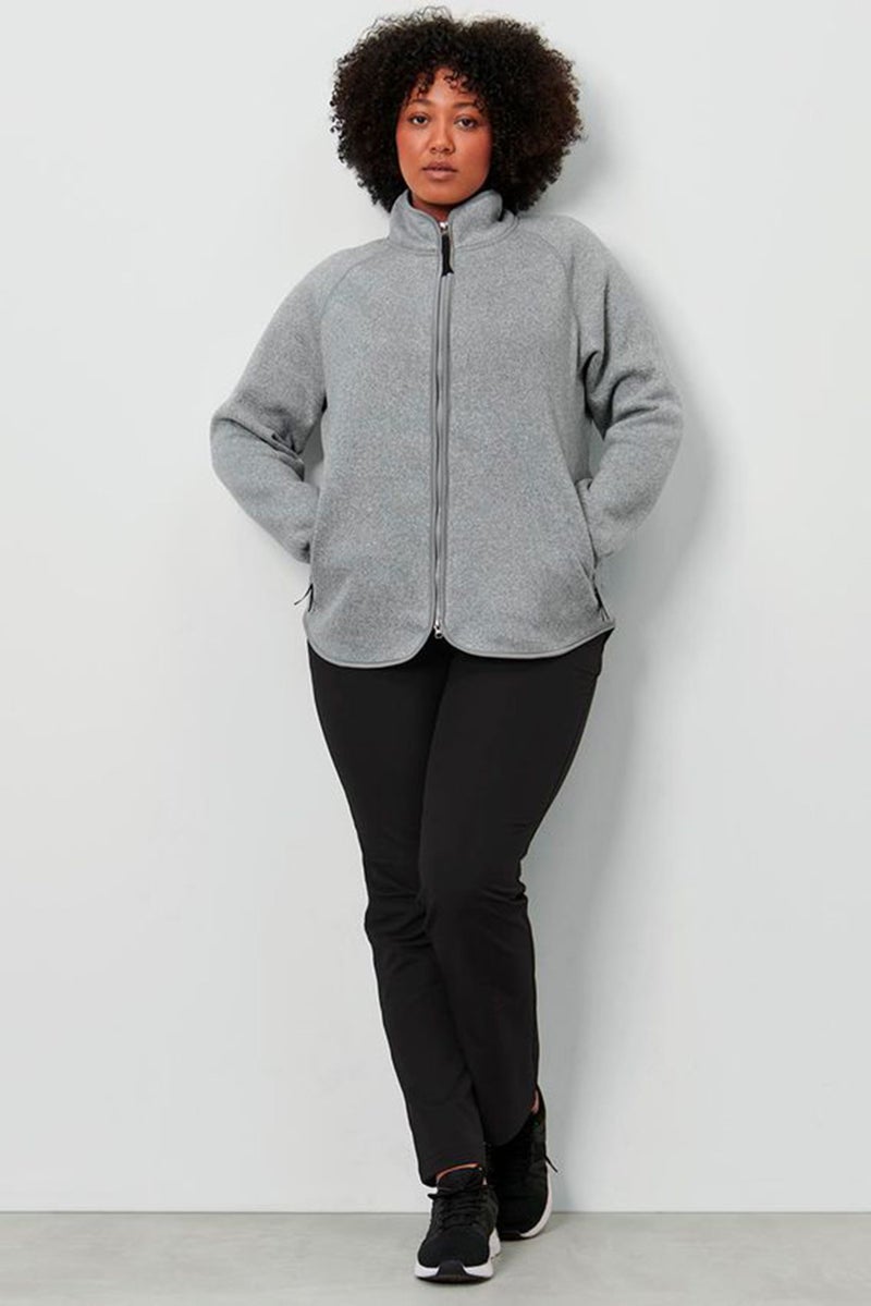 Tchibo سروال نسائي مستقيم بسيط، أسود - Image 1