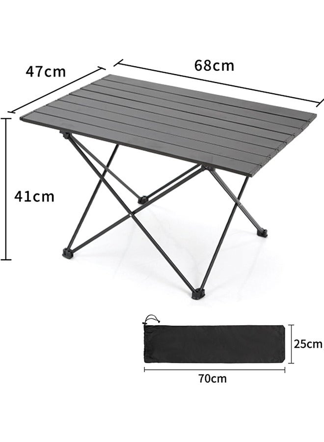 رات سو طاولة تخييم قابلة للطي من سبائك الألمنيوم، محمولة ومثالية للنزهات والاستخدام الخارجي - Image 3