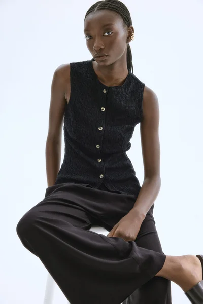 H&M Cropped pull-on trousers