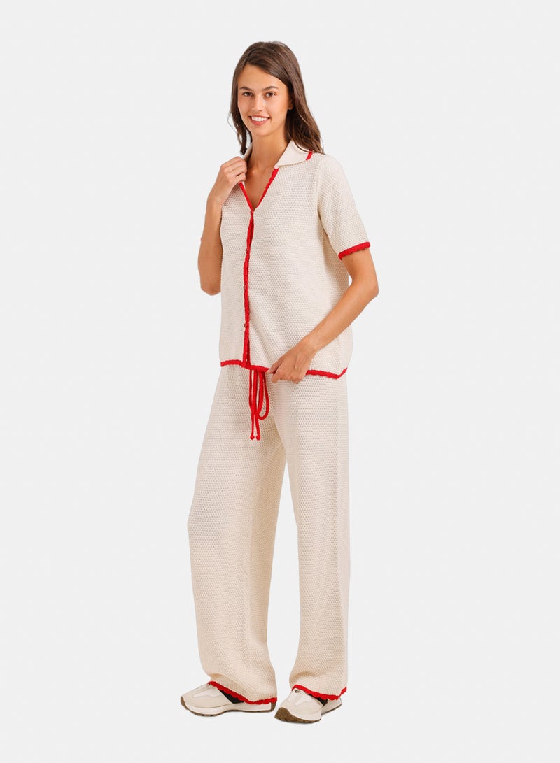Carina Contrast Trim Beach Set - Image 3