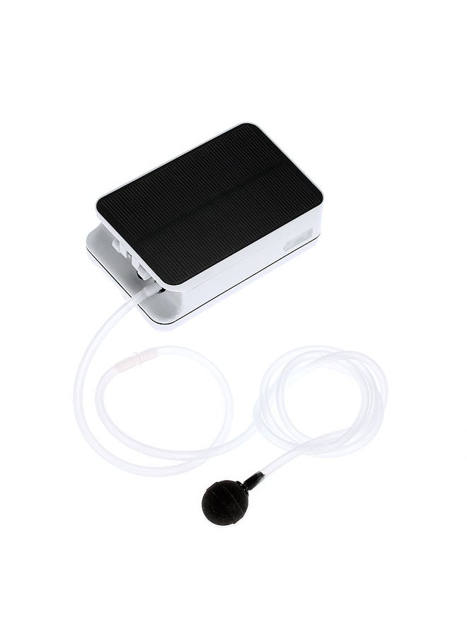 ANSELF 5V Solar Power/DC Charging Oxygenator Fish Tank Aquarium Air Pump Fishing Oxygen Pump Aerator with Air Stones  - Image 4