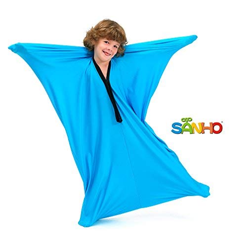 SANHO Sensory Sock Body SockSmall35 Years 40 H x 27 WGood for Height3041Perfect for Children with Sensory Processing DisorderUpdated VersionBright Blue