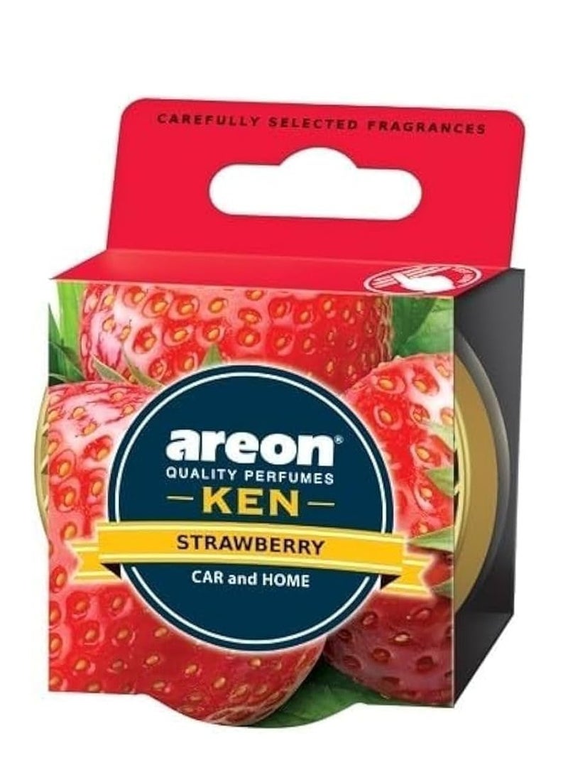 Areon Kin Strawberry Car Air Freshener - Image 2