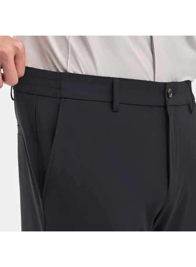 Joeone Men's Casual Pants Men'ssummer Thin Easy Care Ice Silk Pants Men - Image 3
