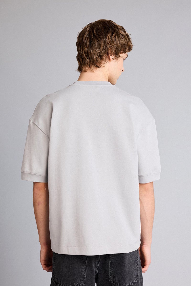 DeFacto Grey Man Loose Fit T-Shirt Casual - Image 5
