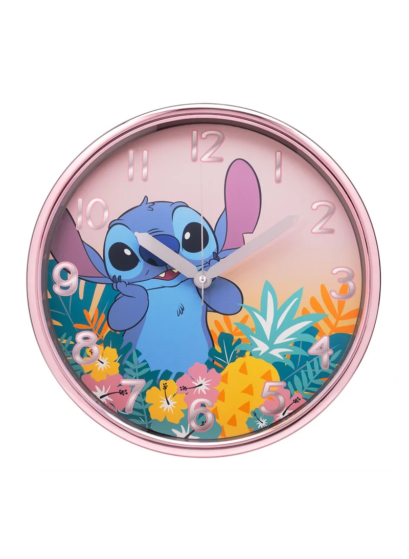 Disney Lilo & Stitch Round Wall Clock for Kids Bedroom - LAS3066ARG