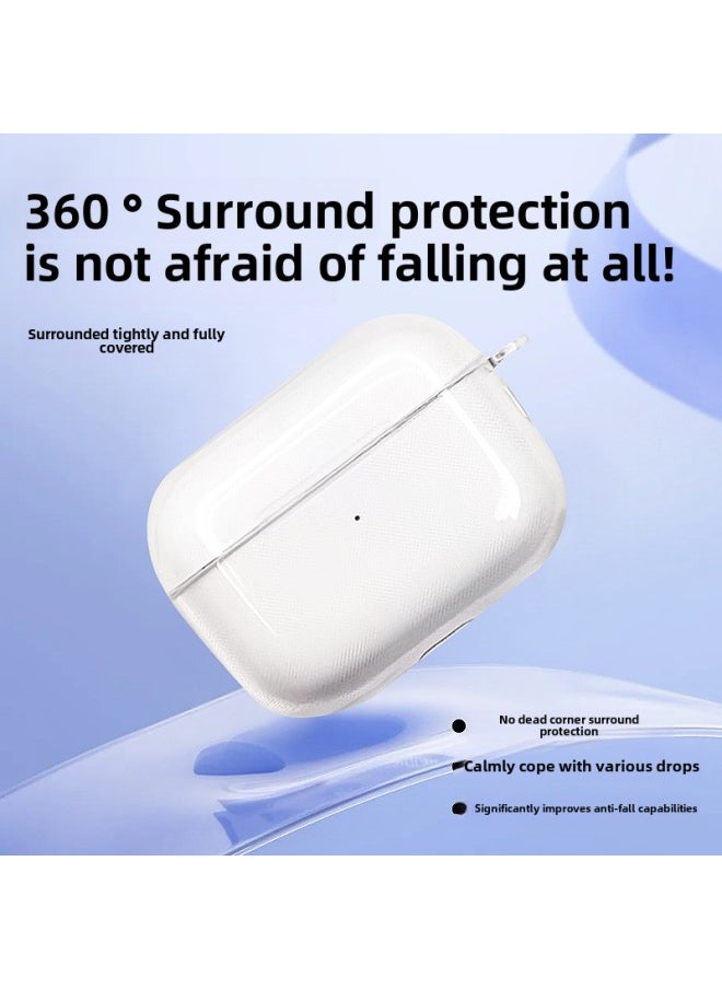 Generic - Transparent Tpu Material Suitable For Airpods Protective Case Apple Pro2 Earphone Case 2/3/4/5 Generation Earphone Case Batch-Color:Color Customization Material-Applicable Model:Airpods Pro2 - Image 1