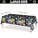 Tegeme 6 Pcs 90s Plastic Party Table Cover Back to The 90s Tablecloth 90s Birthday Party Decoration The 90s Hip Hop Supplies Throwback Birthday Decor for Room Kitchen 54 x 108 Inch - Image 4