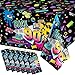 Tegeme 6 Pcs 90s Plastic Party Table Cover Back to The 90s Tablecloth 90s Birthday Party Decoration The 90s Hip Hop Supplies Throwback Birthday Decor for Room Kitchen 54 x 108 Inch - Image 2