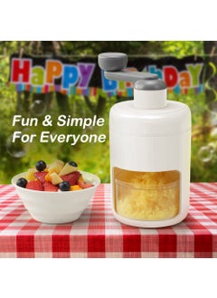 Badelite Ice Shaver Manual Snow Cone Machine Protable Shaved Ice Maker Ice Crusher with 3 Free Ice Boxes  - Image 5