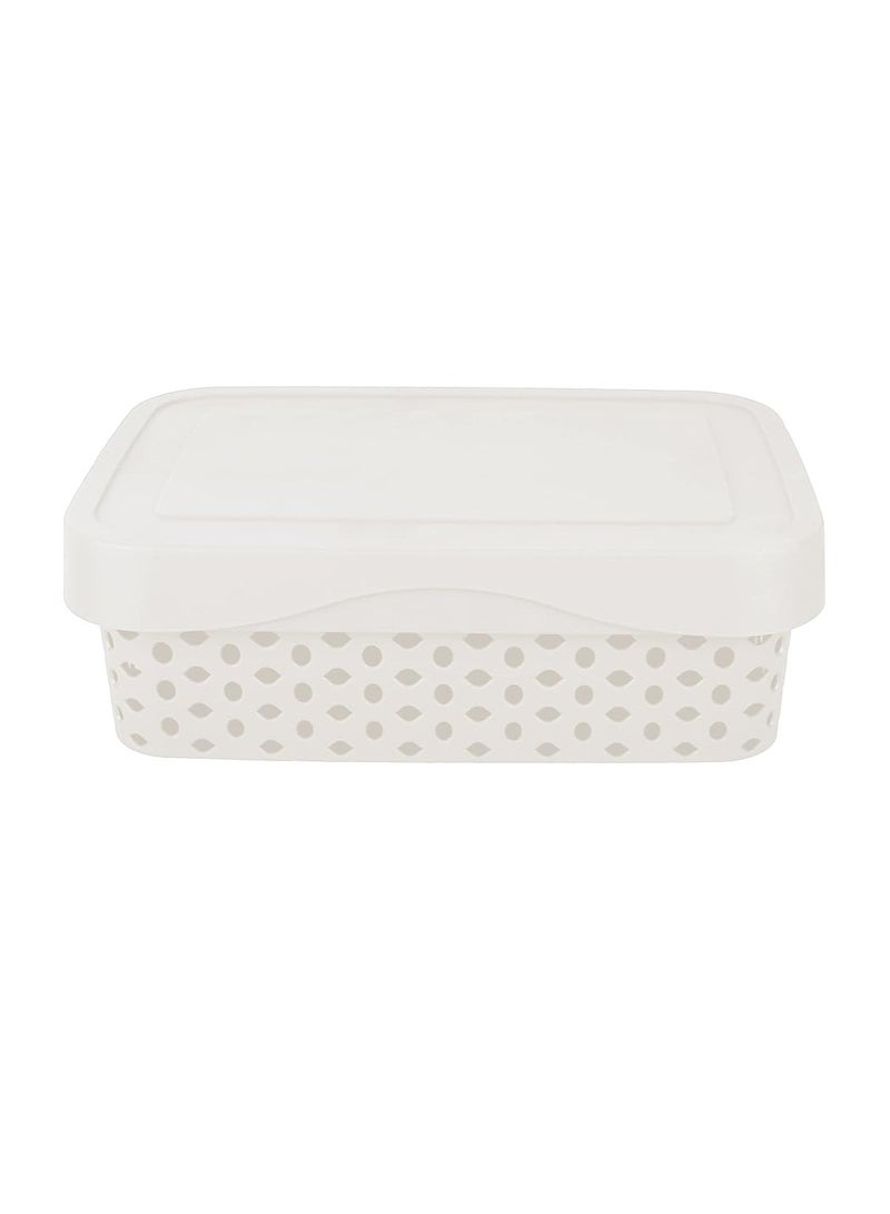 El Helal & Golden Star Small Arabesque storage unit with white crescent cover and silver star 98856 - Image 1