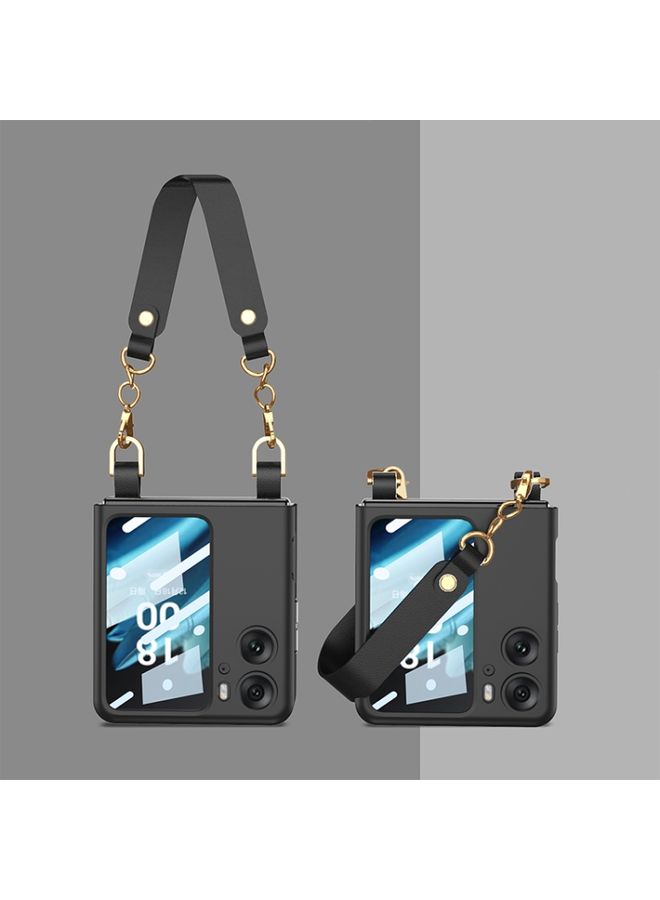 Case Cover For OPPO Find N2 Flip GKK Integrated Ultra-thin Handbag Phone Case Black